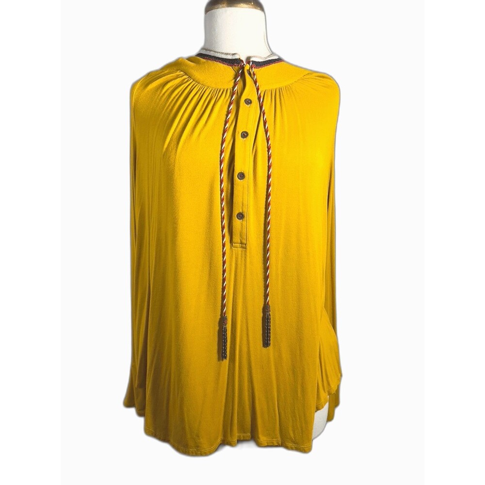 Anthropologie Blouse Size M Women's Boho Chic Indie Sleaze Top